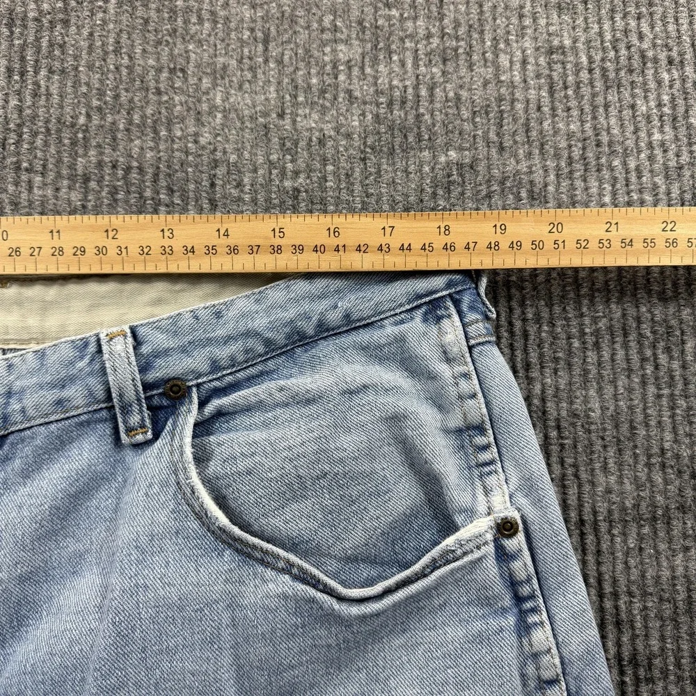 Wrangler Jeans‎ Mens 36x30 Light Wash Blue Straight Leg Denim Casual Pants